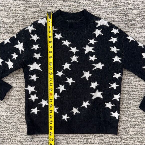 NWT Rails Kana Sweater Black Stars Cashmere/Wool Blend XXS - Picture 8 of 13